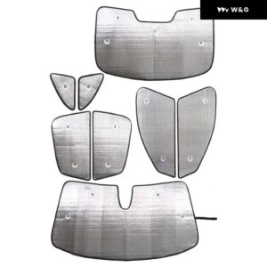 BMW 2シリーズ F44 20-23 アルミホイル 車用サンシールド フロントガラス フルウィンドウガラス 日焼け防止 パラソル カーアクセサリー - 8 pcs