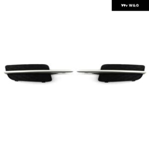 BMW X5 E70 2007 2008 2009 2010 フォグランプ カバー 車用 フォグランプ ベントベース オートフロント バンパー グリル ドライビング フォグランプ - 2 Pcs Left Right 02