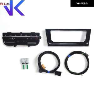 VW ゴルフ MK7 LCD タッチスクリーン オート エアコン スイッチ パネル シートヒーター スイッチ エアクライメート 17G 907 044 17G907044 - Set 1 blackframe