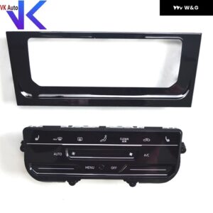 VW ゴルフ MK7 LCD タッチスクリーン オート エアコン スイッチ パネル シートヒーター スイッチ エアクライメート 17G 907 044 17G907044 - Set 3 blackframe