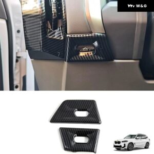 ABSカーボン カー ダッシュボード エアコン 吹き出し口 フレーム カバー BMW X3 G45 2025+ サイド エアベント 装飾 カバー アクセサリー - Style B1