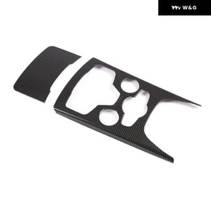 ABSカーボン 車用センターギア パネル コントロール パネル トリム 内装 装飾 カバー アルファロメオ ステルヴィオ 2020 2021 2022 - ABS Carbon Style