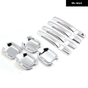 三菱 パジェロ ドアボウル ステッカー V97 V93 V73 ABSカーボン カーハンドル フレーム カバー トリム 4個 装飾 カーアクセサリー - Combination 1