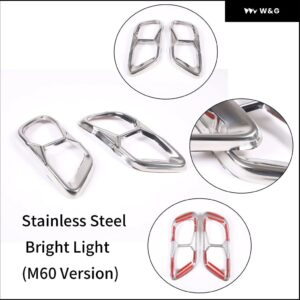 車用テールマフラーマフラー出力カバー BMW X5 X6 X7 G05 G06 G07 2019-2022 外装 テールスロート カスタム アクセサリー - STYLE 3-1