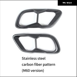 車用テールマフラーマフラー出力カバー BMW X5 X6 X7 G05 G06 G07 2019-2022 外装 テールスロート カスタム アクセサリー - STYLE 3-3