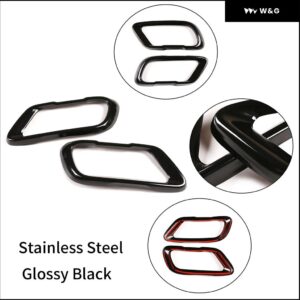 車用テールマフラーマフラー出力カバー BMW X5 X6 X7 G05 G06 G07 2019-2022 外装 テールスロート カスタム アクセサリー - STYLE 1-2