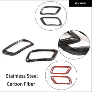 車用テールマフラーマフラー出力カバー BMW X5 X6 X7 G05 G06 G07 2019-2022 外装 テールスロート カスタム アクセサリー - STYLE 1-1