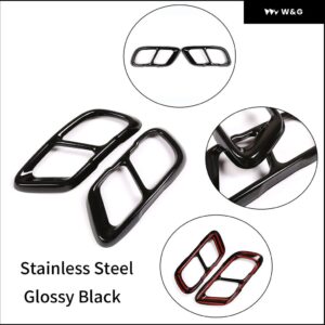 車用テールマフラーマフラー出力カバー BMW X5 X6 X7 G05 G06 G07 2019-2022 外装 テールスロート カスタム アクセサリー - STYLE 2-1