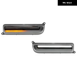 97-01 XJ シグナルライトコンボ スモーク バンパー LED パーキング /ウィンカー+コーナーフェンダー サイドマーカーランプ ジープ チェロキー XJ 1997-2001 - Clear Turn Signal