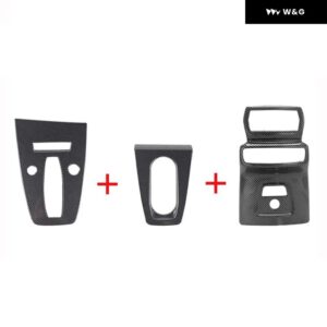 アウディ Q4 E-TRON 2021 - 24 2025 ギア シフト パネル カバー カップ ホルダー ステッカー インテリア スタイリング アクセサリー - 3PCS