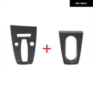 アウディ Q4 E-TRON 2021 - 24 2025 ギア シフト パネル カバー カップ ホルダー ステッカー インテリア スタイリング アクセサリー - 2PCS