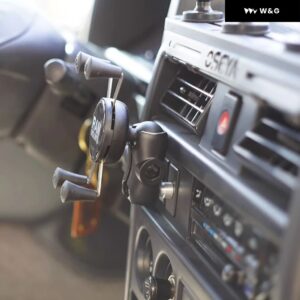 OEM スタイル 携帯電話 マウント 日産 パトロール Y60 RAM ブラケット ベース 携帯電話 ホルダー パトロール Y60 アクセサリー - Bracket and RAM