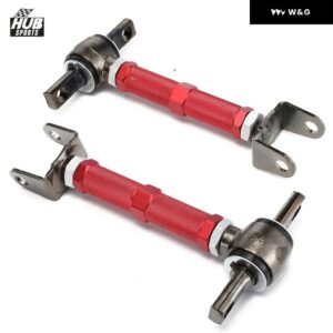 RSX DC5 / CIVIC SI EP3 1ペア リアロア調整可能リア コントロール キャンバーアームキット EPCA7044 - Red