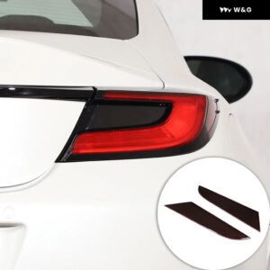 ABS スモークブラック 車 外装 テールライト カバー ランプシェード トリム アクセサリー トヨタ GR86 2022-25 スバル BRZ 2022-25 - Style 1