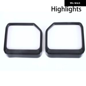 トヨタ ランドクルーザー 250 プラド LC250 2024 2025 リアビューミラー バイザー カバー 装飾 レインシェード フレーム カーアクセサリー - Highlights Visor