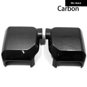 トヨタ ランドクルーザー 250 プラド LC250 2024 2025 リアビューミラー バイザー カバー 装飾 レインシェード フレーム カーアクセサリー - Carbon Mirror 2