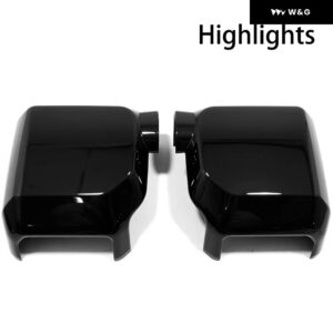 トヨタ ランドクルーザー 250 プラド LC250 2024 2025 リアビューミラー バイザー カバー 装飾 レインシェード フレーム カーアクセサリー - Highlights Mirror 2