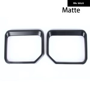 トヨタ ランドクルーザー 250 プラド LC250 2024 2025 リアビューミラー バイザー カバー 装飾 レインシェード フレーム カーアクセサリー - Matte Mirror Visor