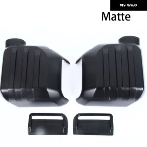 トヨタ ランドクルーザー 250 プラド LC250 2024 2025 リアビューミラー バイザー カバー 装飾 レインシェード フレーム カーアクセサリー - Matte Mirror