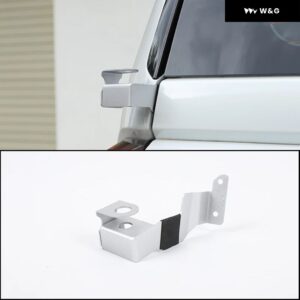 車用テールゲートアンテナ フラッグポール ブラケット アンテナ フラッグポール取り付け 金属 ベース トヨタ ランドクルーザー プラド J120 J150 J250 2003+ - Left 2024 -4