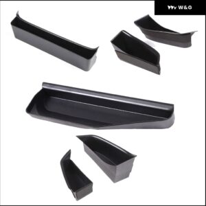 ABS製 車ドアインナーハンドル アームレスト 収納 ボックス 携帯電話トレイ BMW 1 2シリーズ F40 F44 2020+ オートアクセサリー LHD - all 6 pcs