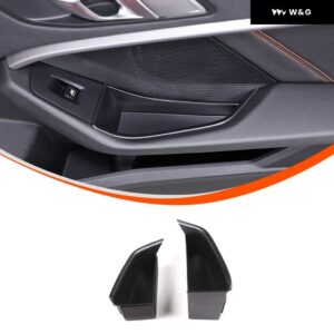 ABS製 車ドアインナーハンドル アームレスト 収納 ボックス 携帯電話トレイ BMW 1 2シリーズ F40 F44 2020+ オートアクセサリー LHD - front