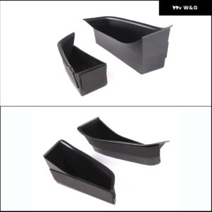 ABS製 車ドアインナーハンドル アームレスト 収納 ボックス 携帯電話トレイ BMW 1 2シリーズ F40 F44 2020+ オートアクセサリー LHD - Front and Rear