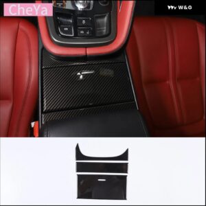 ABSカーボン 車用中央 制御 ギア パネル 装飾 ステッカー ジャガー F-TPYE 2013-2024 内装アクセサリー LHD - 16