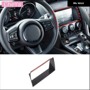 ABSカーボン 車用中央 制御 ギア パネル 装飾 ステッカー ジャガー F-TPYE 2013-2024 内装アクセサリー LHD - 15