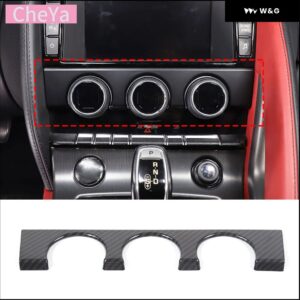 ABSカーボン 車用中央 制御 ギア パネル 装飾 ステッカー ジャガー F-TPYE 2013-2024 内装アクセサリー LHD - 8