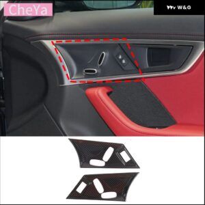 ABSカーボン 車用中央 制御 ギア パネル 装飾 ステッカー ジャガー F-TPYE 2013-2024 内装アクセサリー LHD - 1