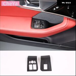 ABSカーボン 車用中央 制御 ギア パネル 装飾 ステッカー ジャガー F-TPYE 2013-2024 内装アクセサリー LHD - 14