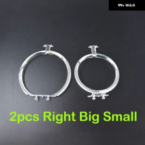 BMW E60 2002 - 06-2013 車用フロント バンパー DRL デイタイム ランニングライト ガイドリング ヘッドライト エンジェルアイズ ライト チューブ - 2PCS right big small