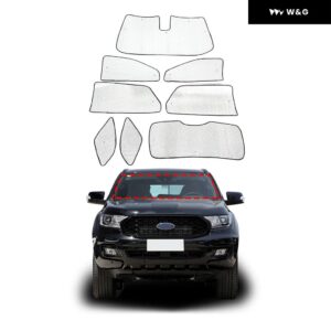 フォード エベレスト 2019+ 車窓用サンシェード 紫外線カット サン バイザー プロテクター 車 フロントガラス バイザー カバー サンシェード - Style B