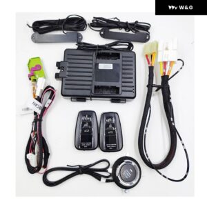 トヨタ プラド 2018-2022 車 アップグレード エンジン プッシュ ボタン スタート ストップ リモートキー スターター 自動キーレス エントリー - system no panel