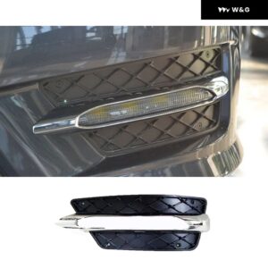 BENZ W204 2008 - 12 フォグランプ カバー 車用 フォグランプ ベントベース オートフロント バンパー ドライビング フォグランプ サポート - 20011 2012 Left Side