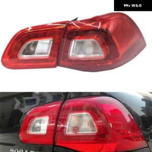 VW ボラ ジェッタ 2009 - 12 テールライト テールライト アセンブリ オートリア ブレーキライト ウィンカー リバース フォグランプ - 2 Pcs Right Side