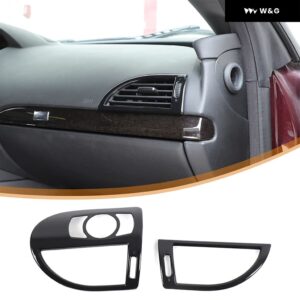 ABS カーボンパターン セントラ ル コントロール CD エア アウトレット パネル ステッカー BMW 6シリーズ E63 E64 630I 645CI 650I 2004-2009 - style B-4 LHD