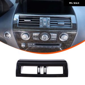 ABS カーボンパターン セントラ ル コントロール CD エア アウトレット パネル ステッカー BMW 6シリーズ E63 E64 630I 645CI 650I 2004-2009 - Style B-2