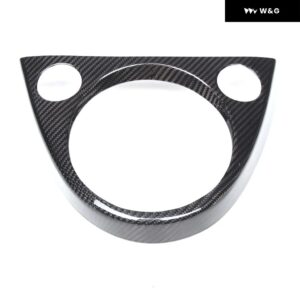 4タイプカラーABSカーセンター コントロール ギア シフター フレーム カバー トリム アクセサリーアバルト595 695 2016 -2023フィアット500 2011-23 - Dry Carbon