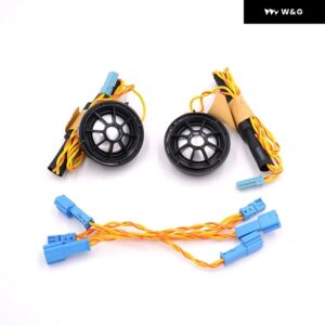 車用ツイーターカバー BMW F30 オートフロントドア スピーカー ラウド スピーカー ツイーター オーディオ ホーン ホール トリム パネル ケースシェル アップ - Front tweeter