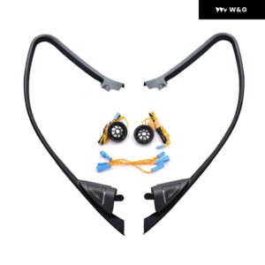 車用ツイーターカバー BMW F30 オートフロントドア スピーカー ラウド スピーカー ツイーター オーディオ ホーン ホール トリム パネル ケースシェル アップ - tweeter plus cover