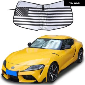 折りたたみ 式車 フロントガラス サン バイザー トリム トヨタ GRスープラMK5 A90 2019-2025 フロントガラス 紫外線 サン バイザー - 1 PCS Style C