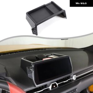 ABSナビゲーションバックストレージ ボックス モバイル ブラケット 付き トヨタ GRスープラA90 2019-2025 収納 整理電話 ホルダー アクセサリー - Style 1