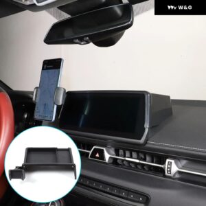 ABSナビゲーションバックストレージ ボックス モバイル ブラケット 付き トヨタ GRスープラA90 2019-2025 収納 整理電話 ホルダー アクセサリー - style 2