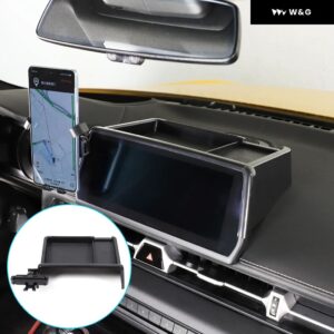 ABSナビゲーションバックストレージ ボックス モバイル ブラケット 付き トヨタ GRスープラA90 2019-2025 収納 整理電話 ホルダー アクセサリー - style 3