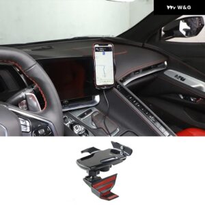 コルベット C8 スティングレイ Z51 20-23 カーセンター コントロール ナビゲーションスクリーン電話 マウント 携帯電話 ホルダー GPS スタンド - Style C -1