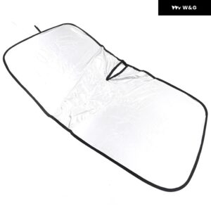 BMW 7シリーズ G70 2023+ 車用 フロントガラス サンシェード カバー 紫外線防止シルバーテープ インテリア アクセサリー - Silver Tape