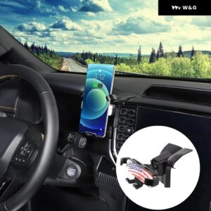 ABS製車載 ダッシュボード 用携帯電話 サポート ブラケット フォード レンジャー ピックアップ トラック 2023-2025年式 車載電話 ホルダー スタンド - Style B3