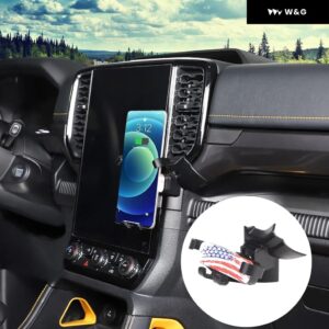 ABS製車載 ダッシュボード 用携帯電話 サポート ブラケット フォード レンジャー ピックアップ トラック 2023-2025年式 車載電話 ホルダー スタンド - Style C2